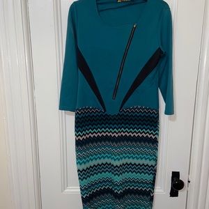 Women’s Stylish Blue Dress - XL